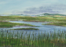 Great Island, 1998, Watercolor, 