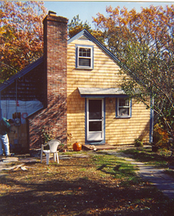 Shingling the house