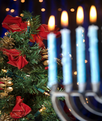Celebrating Christmas and Hannukah