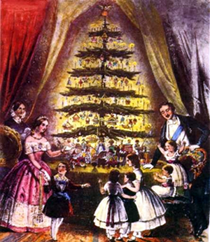 Victorian Christmas tree