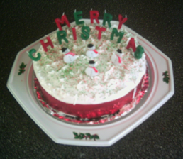 Holiday cake nobody ate