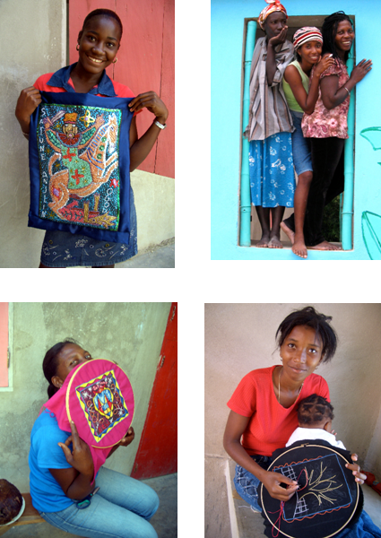 Haitian Artists from the small village of Matènwa use their creativity to help rebuild their community .