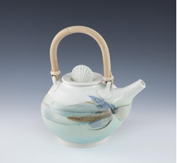  By The Sea, Porcelain Teapot  