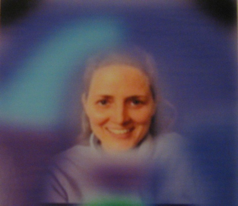 Lynne Delany's aura photo.