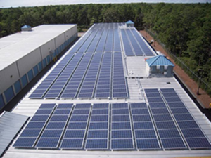 Solar Panel Array at Anchor and Flagship Self Storage facilities in Mashpee 
