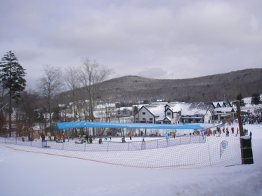 Bunny Slope of Killington Mountain, Vermont.  Photograph by Peter Burnett 