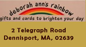 Deborah Ann's Rainbow ad